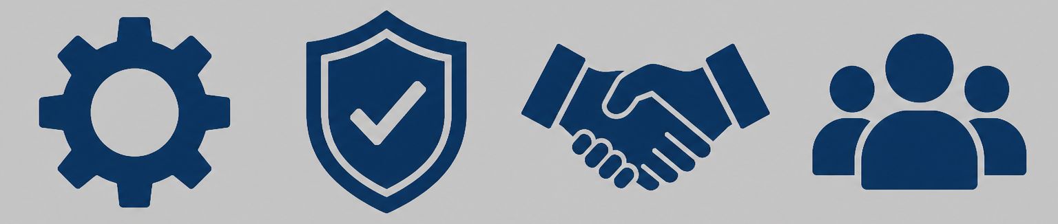 Cinco valores, uma engenharia
